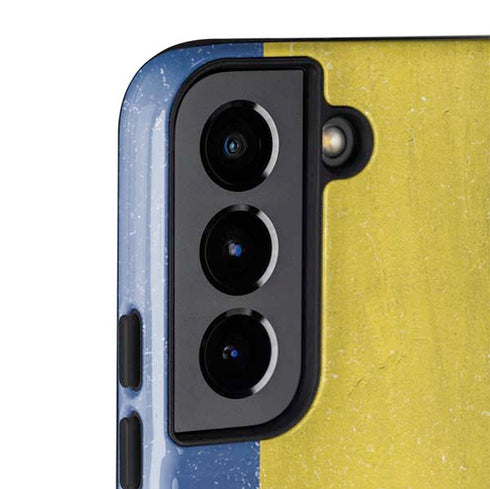 Sweden Flag Distressed Galaxy S22 Pro Case